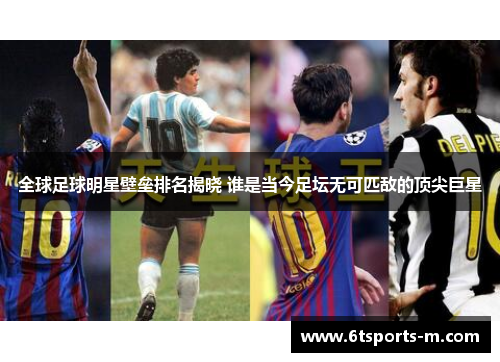 全球足球明星壁垒排名揭晓 谁是当今足坛无可匹敌的顶尖巨星